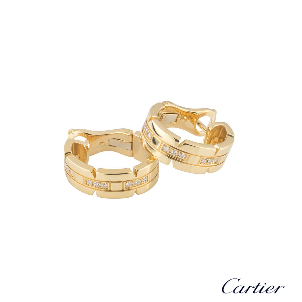 cartier tank earrings